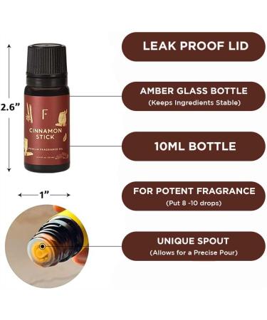 Folkulture Fall Essential Oils Set - 6 Premium Oils for Diffuser & Candle Making | Pumpkin Spice & Vanilla Spice | 60 ml - Buy Online on GoSupps.com