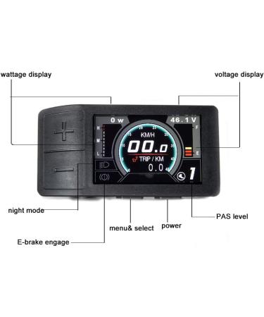 Forbestcy Ebike LCD Display Control Unit Replacement - 500C P850C 860C 750C-ble DPC18 - Backup 5 Pin Female Plug - Bafang BBS01 BBS02 BBSHD Motor Kit - UART Protocol - Buy Online on GoSupps.com