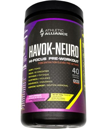 Havok-Neuro - Hi-Focus Pre-Workout Powder 40 Servings (Peach Lemonade) - Buy Online on GoSupps.com
