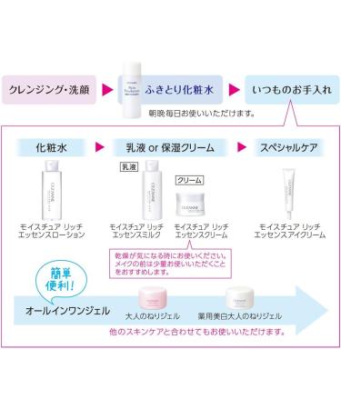  Cezanne Cezanne Moisture Rich Essence Milk 160ml - Buy Online on GoSupps.com