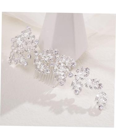 Beaupretty Bridal Rhinestone Insert Comb hair European and American bridal hair side hair rhinestones hair alloy Hair piece rhinestone hair hair crystal hair side Wedding Hair Accessories - Buy Online on GoSupps.com