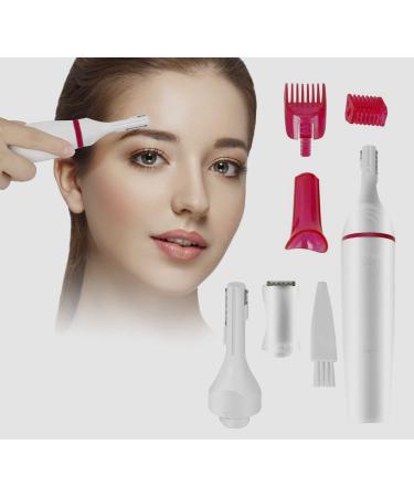 2 in 1 facial hair remover women eyebrow trimmer with trimmer attachment eyebrows shaving shaving battery operations electrical facial epilier eyebrow trimmer (without battery)