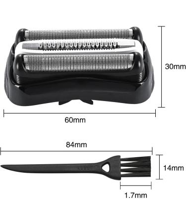 Braun Series 3 Replacement Head 32B - Compatible with 300S 301S 310S Electrical Razor - Spare Part for Ultimate Shaving Performance - 1 Pack - Buy Online on GoSupps.com