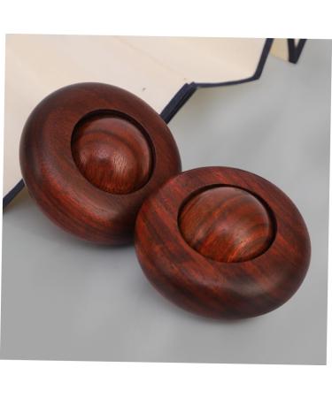Solustre Baoding Balls for Deep Massage - Handheld Wooden Massage Rings & Sport Boccia Globe - Perfect for Foot Health & Relaxation - Buy Online on GoSupps.com