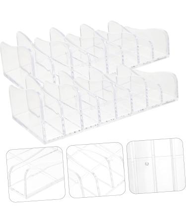 Ciieeo 8 Pcs Makeup Storage Rack Clear Purse Makeup Pallets Divided Palette Organizer Palettes Holder Blush 17.2X8.5X5.3CMx4pcs Transparentx4pcs - Buy Online on GoSupps.com