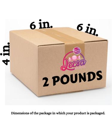 Assorted Salty Water Taffy Candy - Soft and Chewy Salt Water Taffy Candy - Bulk Candy by Lecsa Specialty Snacks (2Lbs) 2 Lbs - Buy Online on GoSupps.com