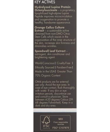 OM4 Perfect: High Alpine Brightening Vitamin C & Peptide Serum for Men - International Shipping Available - Buy Online on GoSupps.com