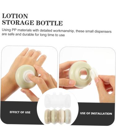 FRCOLOR Silicone Travel Containers Sets sealing lotion jar Airless Pump Jar lotion s lotion container size containers containers pp pressure white cream Press Type Lotion Container - Buy Online on GoSupps.com