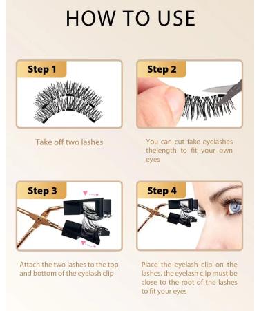 MOLAMOYA Magnetic False Eyelashes 12pcs - Easy to Wear 3D Natural Look Lashes - Buy Online on GoSupps.com