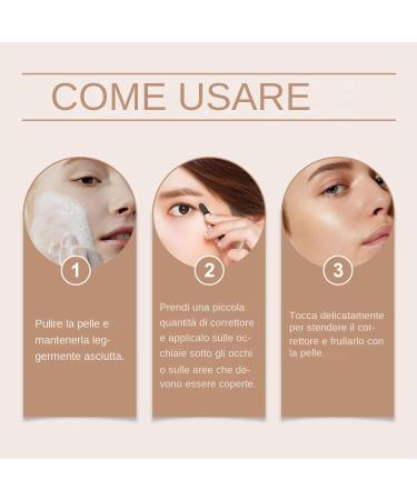 Eye Contour Concealer - Multifunctional Colored Clay Eye Illuminator Lightweight Cream Concealer for Dark Circles | Daily Cosmetic Concealer for Women's Makeup for Women Mothers and Travel - Buy Online on GoSupps.com