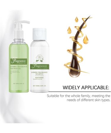  homomdy Scented shower gel and shampoos strengthen hair nourish skin gently cleanse improve dry and rough skin refreshing and non-greasy long-lasting fragrance (1 pc) - Buy Online on GoSupps.com