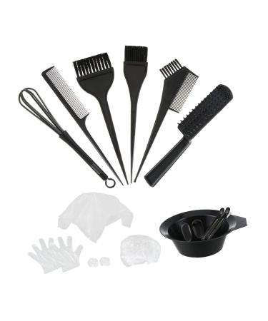 Beavorty hair dye color brush and bowl set 12-piece professional salon hair dye dye household tools dyeing brushes hairy handle hair hair treatment shoes hairy requirement hair dye set
