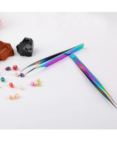 3Pcs Eyelash Extension Tweezers Set - Straight & Curved Styles for Classic Individual Extensions - Buy Online on GoSupps.com