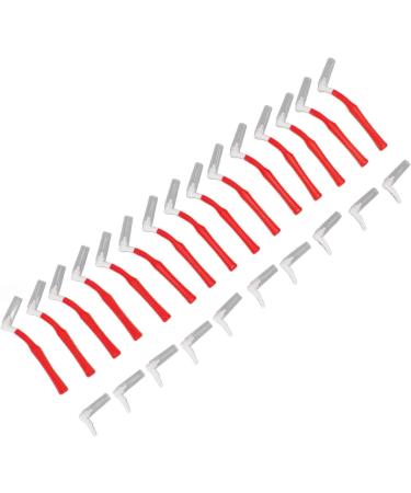 25-Pack L-Shape Push-Pull Interdental Toothbrushes Red Orthodontic Cleaning & Tooth Whitening Brushes for Oral Care - Buy Online on GoSupps.com