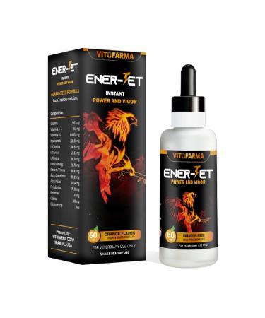 VITOFARMA Ener-Jet Energy Booster for Rooster Natural Multivitamin - Liquid 60 ml - Buy Online on GoSupps.com