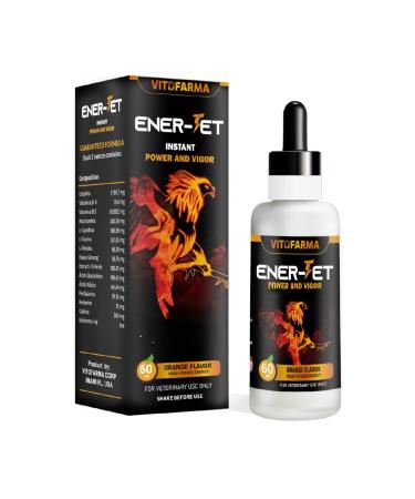 VITOFARMA Ener-Jet Energy Booster for Rooster Natural Multivitamin - Liquid 60 ml