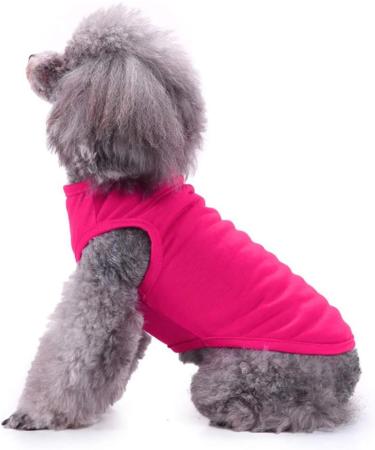 Chol&Vivi Dog Clothes T Shirt Vest Bundle - Extra Large Size Pink/Rose Red - 2 Pack Soft Blank Shirts for Small to Extra Large Dogs - Buy Online on GoSupps.com