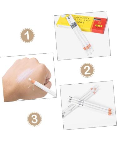 PRETYZOOM 2 pi ces Crayon Sourcils Imperm able Longue Tenue Blanc Silky Lisse Facile Estomper Maquillage Visage Femme - Buy Online on GoSupps.com