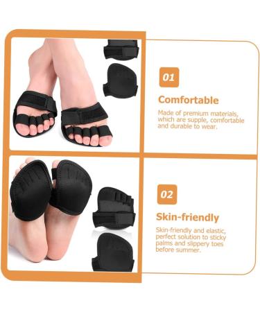Adjustable Forefoot Cushions & Non-Slip Toe Socks for Dance & Yoga - Comfortable Half Foot Pads - Buy Online on GoSupps.com