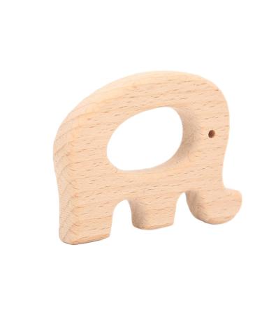 5 Wooden Bite Ring Toys for Babies - Pain Relief & DIY Elephant Necklaces & Bracelets - Childhood Development Aid - Buy Online on GoSupps.com