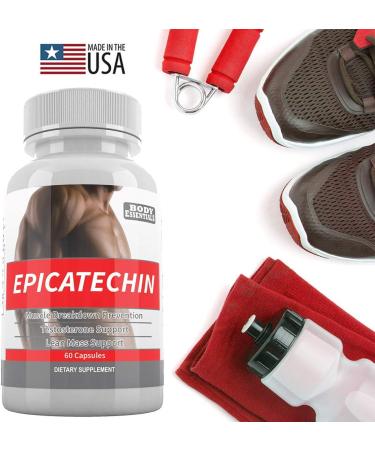 EPICATECHIN 300mg - 60 Capsules by Body Essentials | Boost Muscle Growth Protein Synthesis & Strength | Lean Muscle & Fat Loss - Buy Online on GoSupps.com