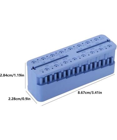 Bceer Dental Endodontic Measuring Tools Holder - Autoclavable Endo File Block Ruler in Dark Blue | International Shipping Available - Buy Online on GoSupps.com
