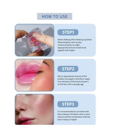Magic Color Changing Cream for Cheek & Lip - Moisturizing Blush & Lip Gloss - Multi Use Cream Liquid Blush Face Lips Cosmetic (Transparent Clear) - Buy Online on GoSupps.com