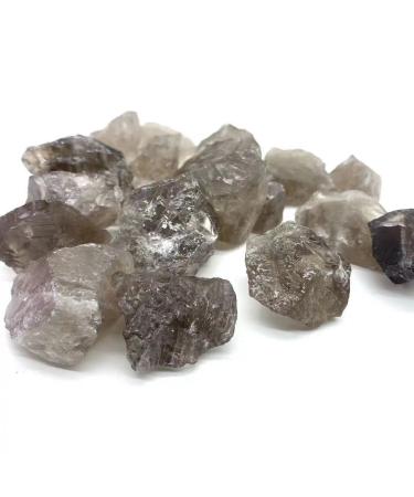 Crystal Hole Natural Crystals and Stones 300g Smoky Quartz Healing Crystal Raw Rock Gemstone Gravel Stone for Home Decoration for Decoration Crystal Hole