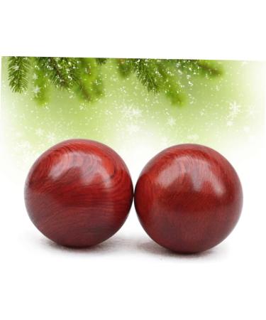 Frcolor 4-Piece Portable Hand Training Balls | Stress Relief & Massage Gear for Fitness | Asian Meditation Rosewood Balls - Buy Online on GoSupps.com