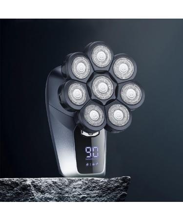 6-in-1 8D Bald Head Shaver for Men | Electric Razor with LED Display | Portable & Multifunctional - Buy Online on GoSupps.com