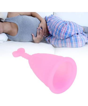 Portable Heart-Shaped Menstrual Cup for Women - Soft & Travel-Friendly Pink Cup - Eco-Friendly Period Solution - Buy Online on GoSupps.com