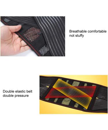 Brrnoo Self-Heating Adjustable Heat Belt for Back & Abdominal Pain Relief | Elastic Waist Trimmer & Kidney Support (L) - International Shipping Available - Buy Online on GoSupps.com