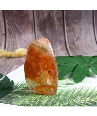 300g-450g Natural Polished Golden Healer Quartz Crystals Stones 1pc Room Decoration Stone Mineral Specimen - Buy Online on GoSupps.com