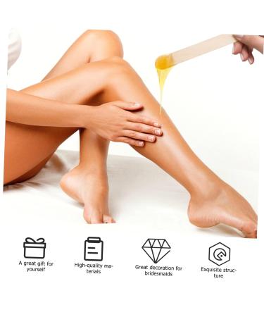 Beaupretty 1200pcs Disposable Beauty Bar Spatula Stencil - Natural Birch Medium Assorted Colors (3pcs 15x1.6cm) - Ideal for Professional and Home Use - Buy Online on GoSupps.com