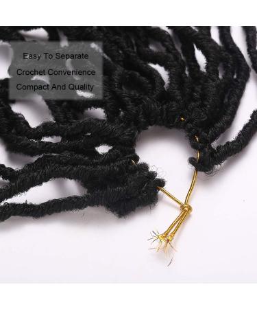 6 Packs Gypsy Faux Locs Crochet Hair - 18 Inch Ombre Soft Locs 3 Tone Deep Curly Wavy Braids (1B/27/613) - Quality Goddess Locs for International Shipping - Buy Online on GoSupps.com