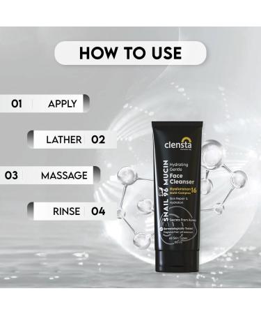 Snail 96 Mucin Skin Repair Cleanser | 96% Snail Filtrate | Korean Skincare for All Skin Types | Hydration & Repair | 100 ml - Buy Online on GoSupps.com