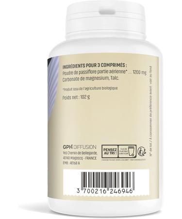 Herbs and Plants Passionflower Bio 200 Tablets 400 mg - Buy Online on GoSupps.com