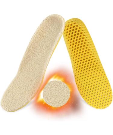 Winter Insoles for High Heels | Plantar Relief Wool Inserts | Arch Support & Soft Slippers - 2 Pair Size S - Buy Online on GoSupps.com