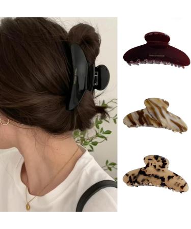 Limtula French-style Multi Type Woman Ponytail Hair Clip Delicate Jaw Clip -slip Large Shower Wash Face Hair Accessories Black - Buy Online on GoSupps.com