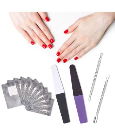 Infilila Gel Nail Polish Remover Wraps - 200pcs with Tools for Salon/Home Use - Buy Online on GoSupps.com