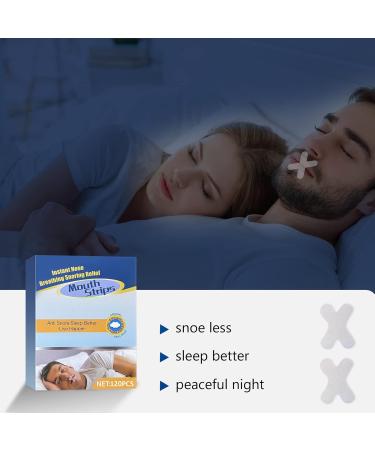 Mouth Tape for Sleeping & Snoring - 120Pcs - Reduce Snoring & Improve Sleep Quality - Buy Online on GoSupps.com