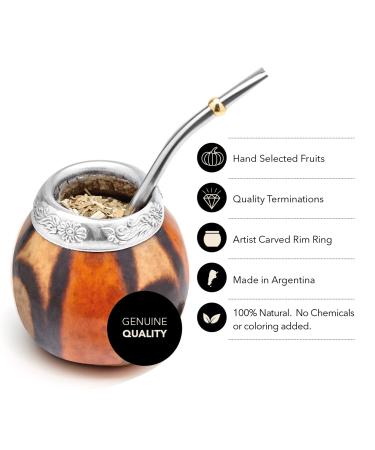 Buy Balibetov Yerba Mate Set - 2 Gourds 100g Yerba Mate 2 Bombilla & Cleaning Brush - Authentic Argentine Experience - Buy Online on GoSupps.com