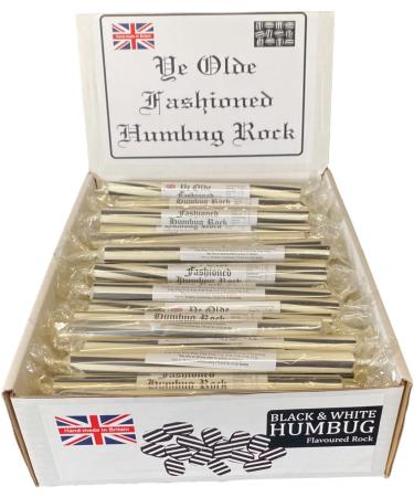 50 X Mint Humbugs Rock Sticks Handmade Traditional Rainbow Classic Sweets Retro Seaside Gift Wholesale Confectionery - Buy Online on GoSupps.com
