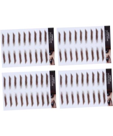 FOMIYES 12 Pcs Eyebrow Stickers Waterproof Makeup 6d Eyebrows Stickers Eyebrow Stencils 4d Hair Shaper - Buy Online on GoSupps.com