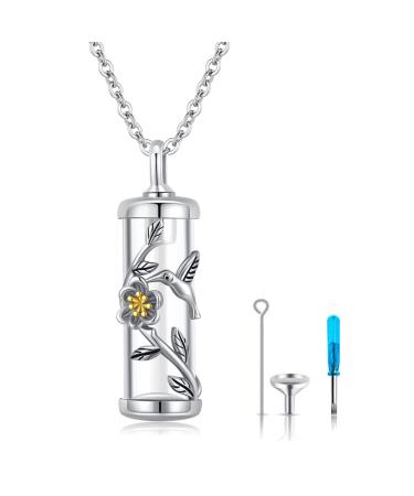 Urn pendants urn chain for ash 925 sterling syllable roses dragonfly core moonstone heart urn pendant memorial jewelry for women mom papa women ... kolibri