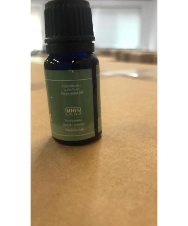 Woolzies Peppermint Essential Oil 1 Oz - Pure Natural Aromatherapy for Freshness & Energy - International Shipping Available - Buy Online on GoSupps.com