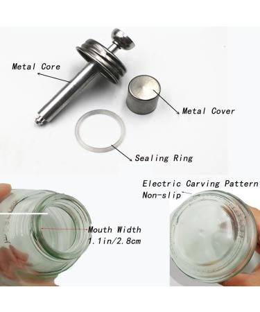 180ml Empty Alcoho Glass Bottle Thickened Glass Liquid Dispensers with Measuring Scales Pump Dispenser for Nail Polish Remover Lip Eye Makeup Remover - Buy Online on GoSupps.com