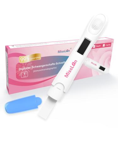 Misslan digital pregnancy speed X 1 Early pregnancy test pregnancy test with weekly determination sensitivity 25 miu/ml