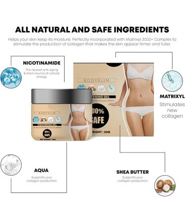 DUBUSH Bodyslim Firming Gel Body Shaping Cream Firming Body Cream Firming Tummy Anti Cellulite Firming Loose Skin - Buy Online on GoSupps.com