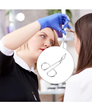FRCOLOR Eyebrow Scissor Tweezers Scissors Shaped Eyebrow Tweezers Clip Stainless Steel Scissor Handle Tweezers Brow Hair Plucker Remover for Men Women - Buy Online on GoSupps.com